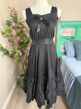 Hearts & Roses Retro Vintage Style Pin-Up Dress - Size 4